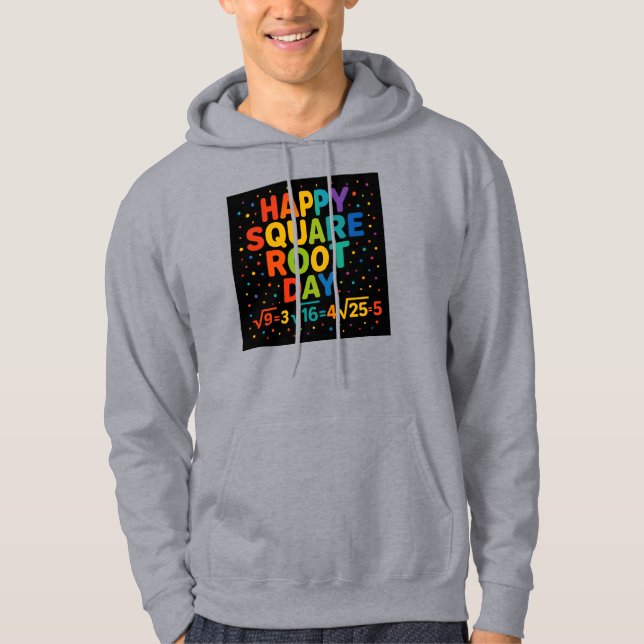 Sudadera Feliz Día de Raíz Cuadrado (Anverso)