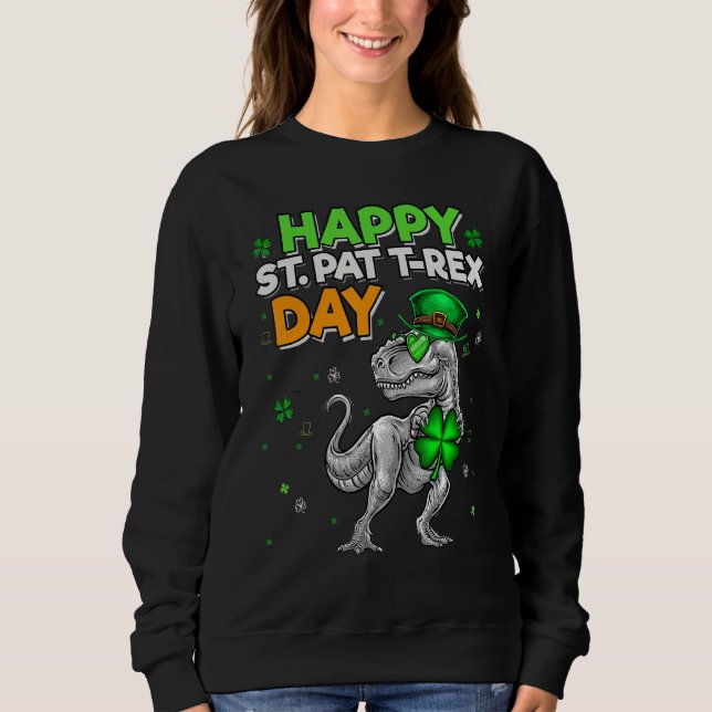 Sudadera Feliz Día de Rex de Pat Rex (Anverso)