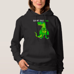 Sudadera Feliz Día de San Pat T Rex San Patricio Dinos dive
