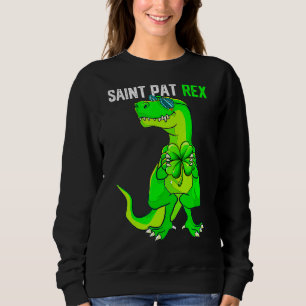Sudadera Feliz Día de San Pat T Rex San Patricio Dinos dive