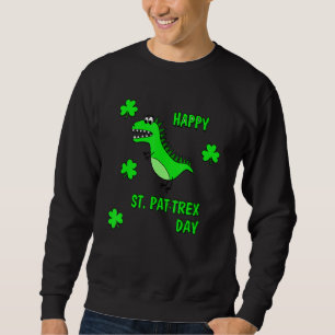 Sudadera Feliz Día de San Pat Trex San Patricio