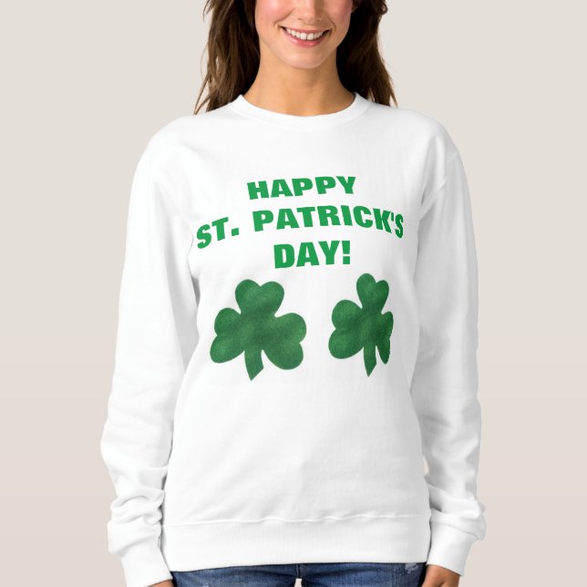 SUDADERA FELIZ DÍA DE SAN PATRICIO (Anverso)