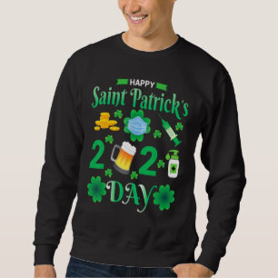 Sudadera Feliz Día de San Patricio 2022 Cara irlandesa de S