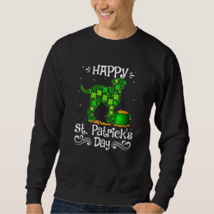 Sudadera Feliz Día de San Patricio Dalmacia Perros Shamrock