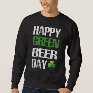 Sudadera Feliz Día de San Patricio, divertida cerveza verde