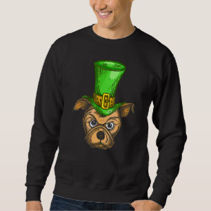 Sudadera Feliz Día de San Patricio Divertido perro de Saint
