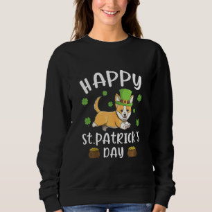 Sudadera Feliz Día de San Patricio Funy Saint Patricks Corg