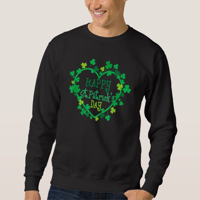 Sudadera Feliz Día de San Patricio Gracioso Saint Patrick I (Anverso)