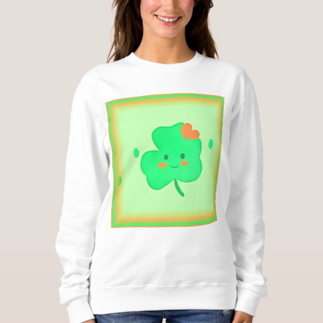 Sudadera Feliz Día de San Patricio. ¡Hazte con una en Zazzl (Anverso)