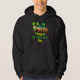 Sudadera Feliz Día de San Patricio Lechuzas