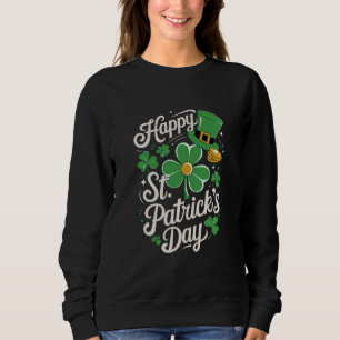 Sudadera Feliz día de San Patricio Patrimonio Irlandés St P