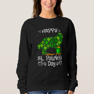 Sudadera Feliz Día de San Patricio, perros de Terranova Sha