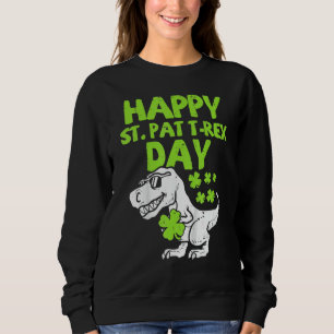 Sudadera Feliz Día De San Patricio Por Los Dinosaurios