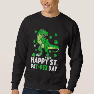 Sudadera Feliz Día De San Patricio Por Los Dinosaurios