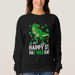 Sudadera Feliz Día de San Patricio por los Rex Dinosaurios