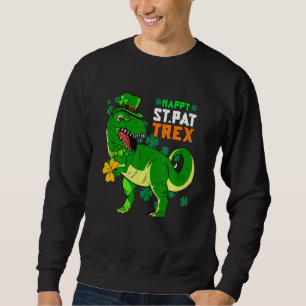 Sudadera Feliz Día de San Patricio T Rex San Patricio Dinos