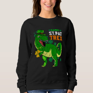 Sudadera Feliz Día de San Patricio T Rex San Patricio Dinos