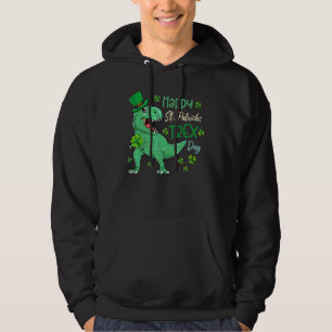 Sudadera Feliz Día de San Patricio T Rex San Patricio Dinos