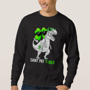 Sudadera Feliz Día de San Patricio T Rex San Patricio Dinos