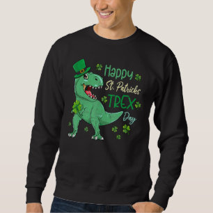 Sudadera Feliz Día de San Patricio T Rex San Patricio Dinos