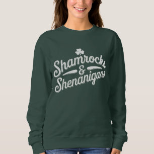 Sudadera Feliz día de San Patricio Trebol de la suerte y tr