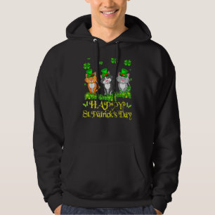 Sudadera Feliz Día De San Patricio Tres Cats Graciosos 2022