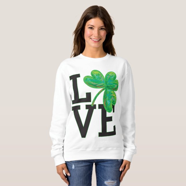 Sudadera ¡Feliz día de san patrick! (Anverso completo)