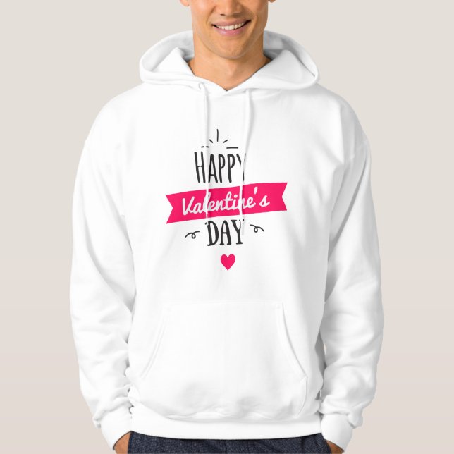 Sudadera feliz día de San Valentín (Anverso)