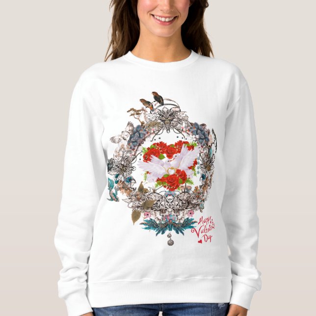 Sudadera Feliz Día de San Valentín (Anverso)