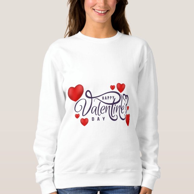 Sudadera Feliz Día de San Valentín (Anverso)