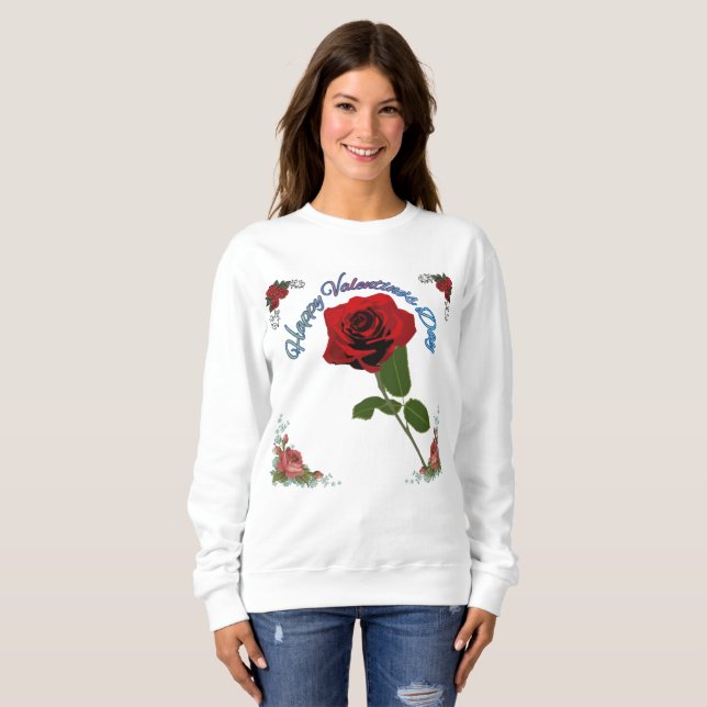 Sudadera Feliz día de San Valentín (Anverso completo)