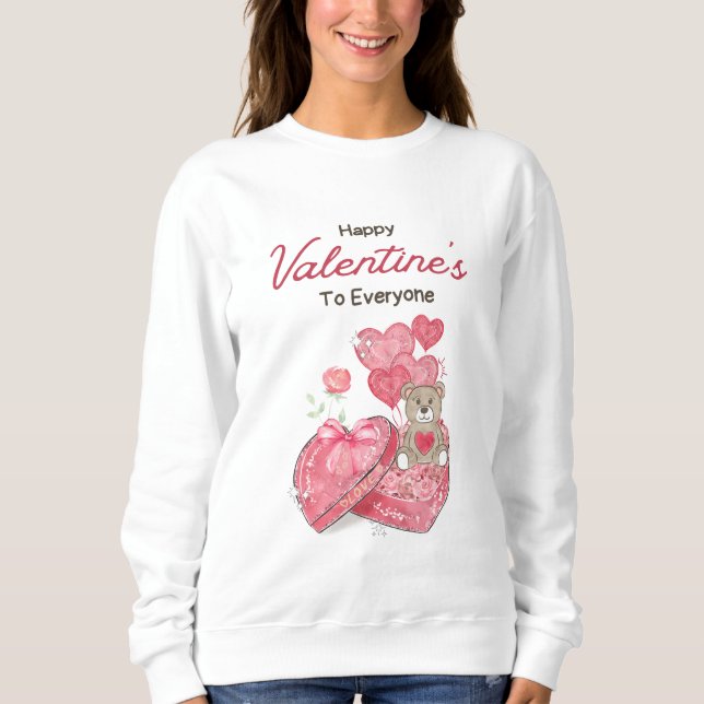 Sudadera Feliz Día de San Valentín 2024 - Love Images trend (Anverso)