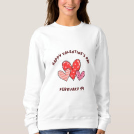Sudadera Feliz Día de San Valentín 2024 - San Valentín 14 d