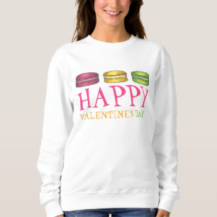 Sudadera Feliz Día de San Valentín a la francesa Macaron Co
