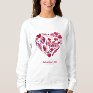 Sudadera "Feliz Día de San Valentín - Amor romántico"