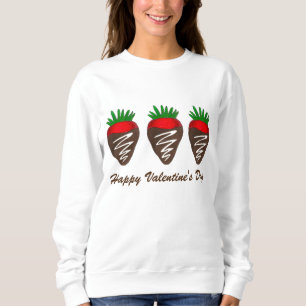 Sudadera Feliz Día de San Valentín dulce fresa despojada