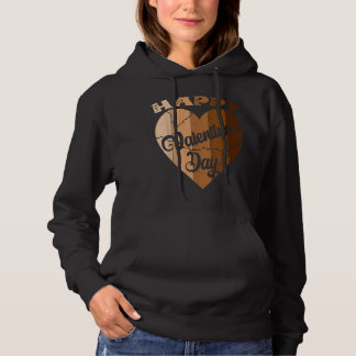 Sudadera Feliz Día de San Valentín Melatonin Heart Black Hi