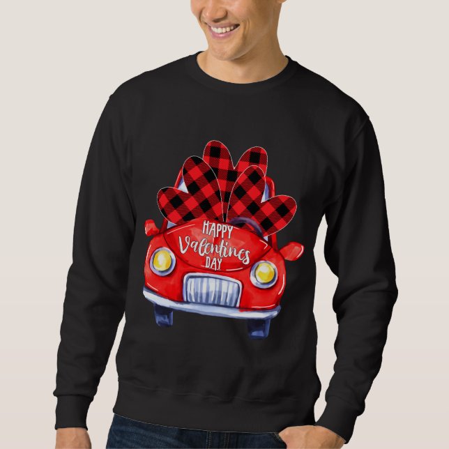 Sudadera Feliz Día de San Valentín: Oído casta rojo de cami (Anverso)