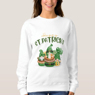 Sudadera Feliz Día de Santa Patrullas - Lucky Irish Clover 