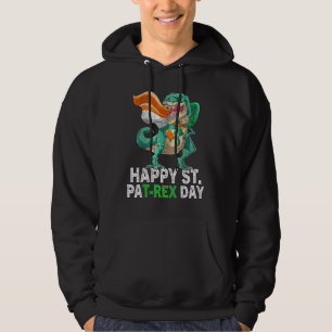 Sudadera Feliz Día de St Pat Trex Dino St Patricks Day Todd