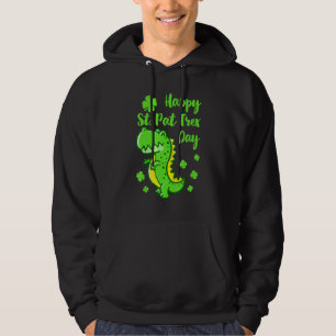 Sudadera Feliz Día de St Pat Trex Dinosaur Funny St Patrick