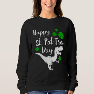 Sudadera Feliz Día de St Pat Trex Dinosaur Funny St Patrick