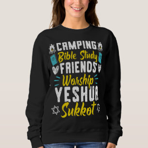 Sudadera Feliz Día de Sukkot Lulav Palm Tree Israelí Judío