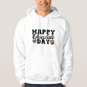 Sudadera Feliz Día del Chocolate, feliz amante del chocolat