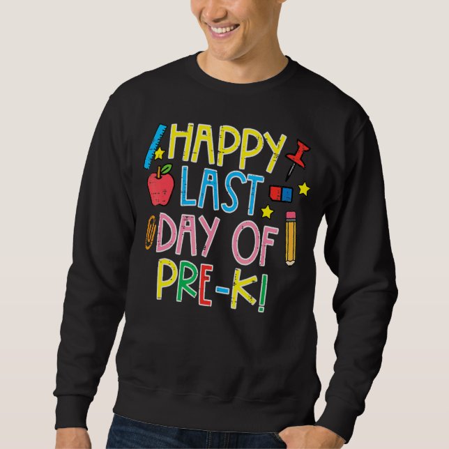 Sudadera Feliz Día Del Colegio De Profesores De Preescolar  (Anverso)