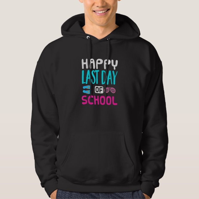 Sudadera Feliz Día Del Colegio Flip Flops Gafas De Sol Té (Anverso)