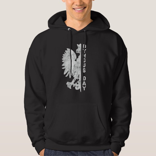 Sudadera Feliz Día del Dingus Águila Blanca Polska (Anverso)