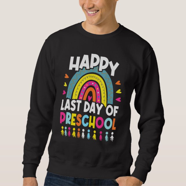 Sudadera Feliz Día Del Estudiante De Preescolar Gradua (Anverso)