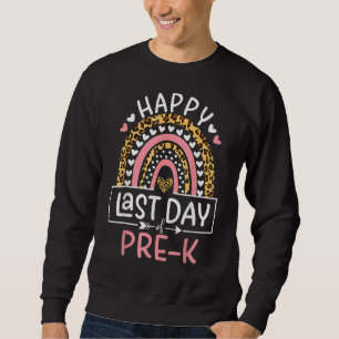 Sudadera Feliz Día Del Estudiante De Preescolar Rainbow Gr