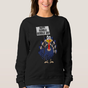 Sudadera Feliz Día del Gobble Boicot Chicas Amistad D